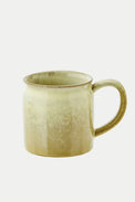 Madam Stoltz Green Coloured Stoneware Mug 