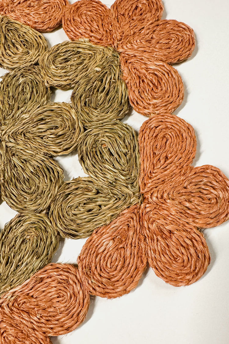 Gone Rural Blush & Smoke Imbali Flower Placemat 