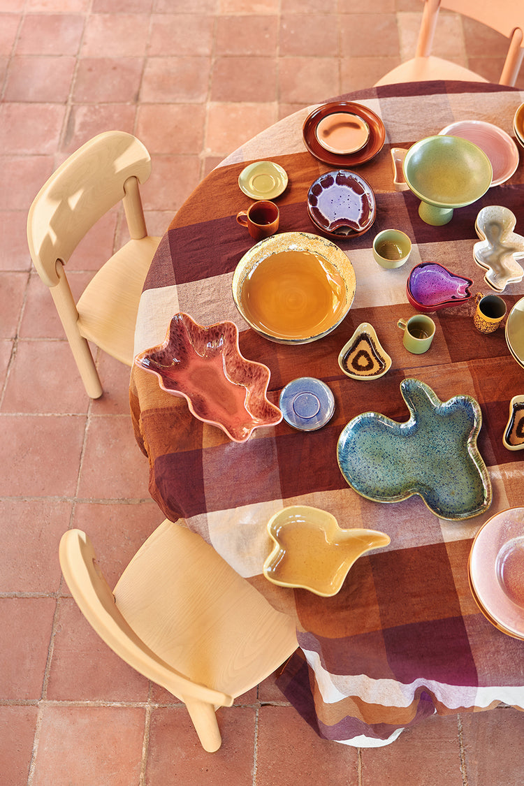 HKliving Sunflower 70s Ceramics Salad Bowl 