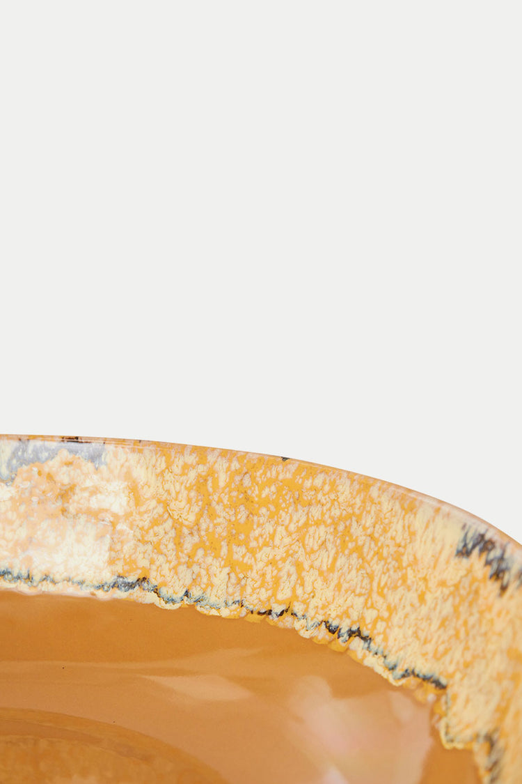 HKliving Sunflower 70s Ceramics Salad Bowl 