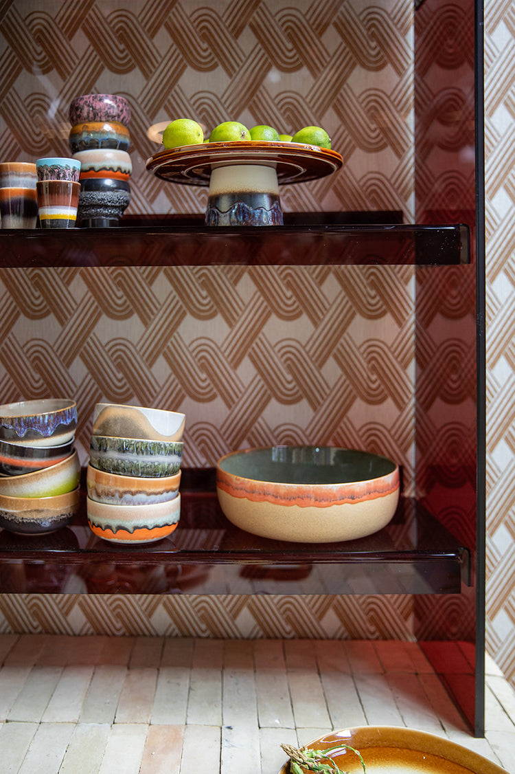 HKliving Shore 70s Ceramics Salad Bowl 