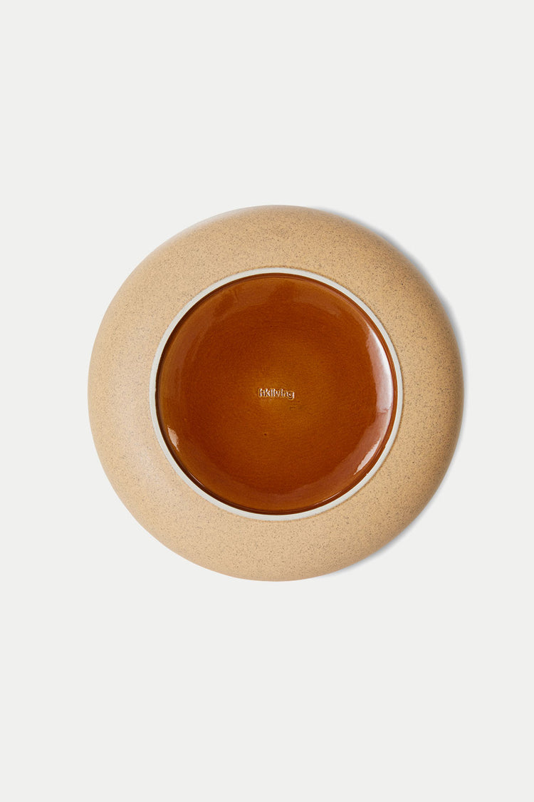 HKliving Shore 70s Ceramics Salad Bowl 