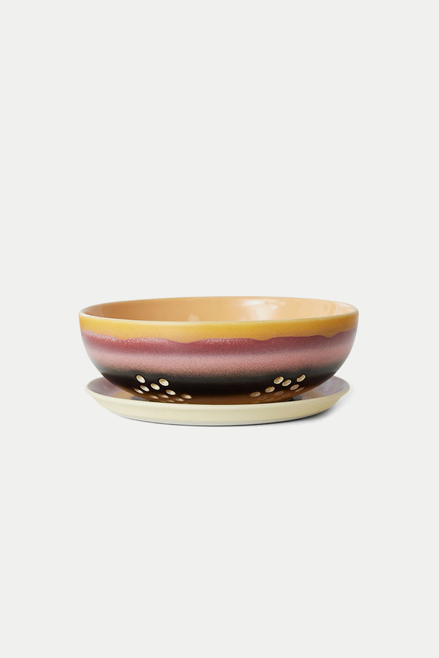 HKliving Sunset 70s Ceramics Berry Bowl 