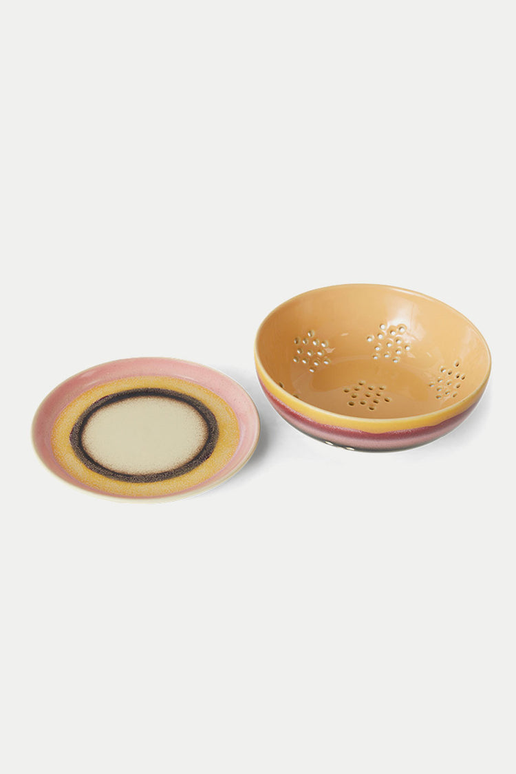 HKliving Sunset 70s Ceramics Berry Bowl 