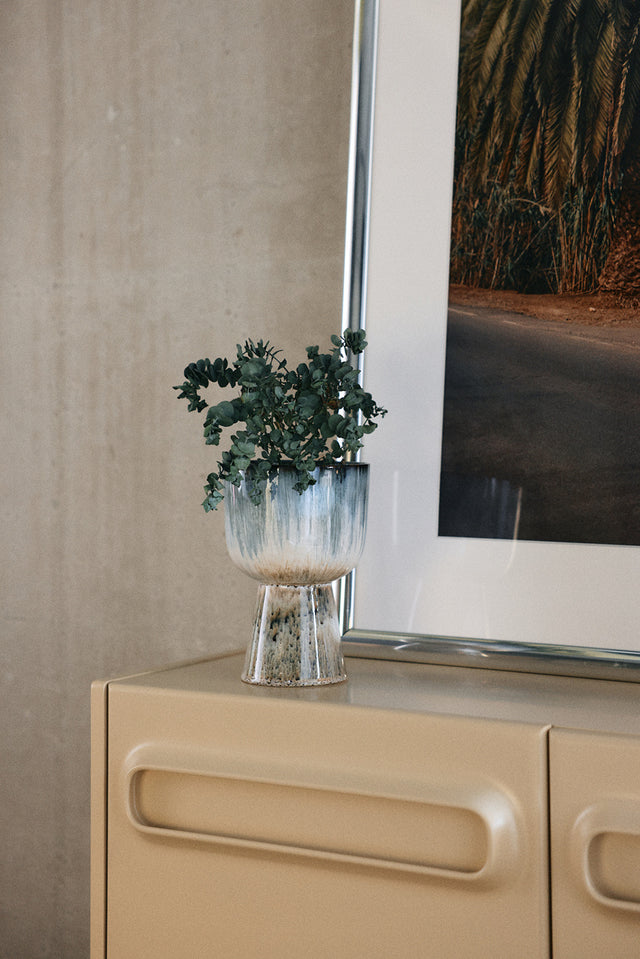 HKliving Glacier Retro Flower Pot 