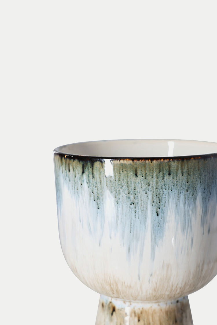 HKliving Glacier Retro Flower Pot 