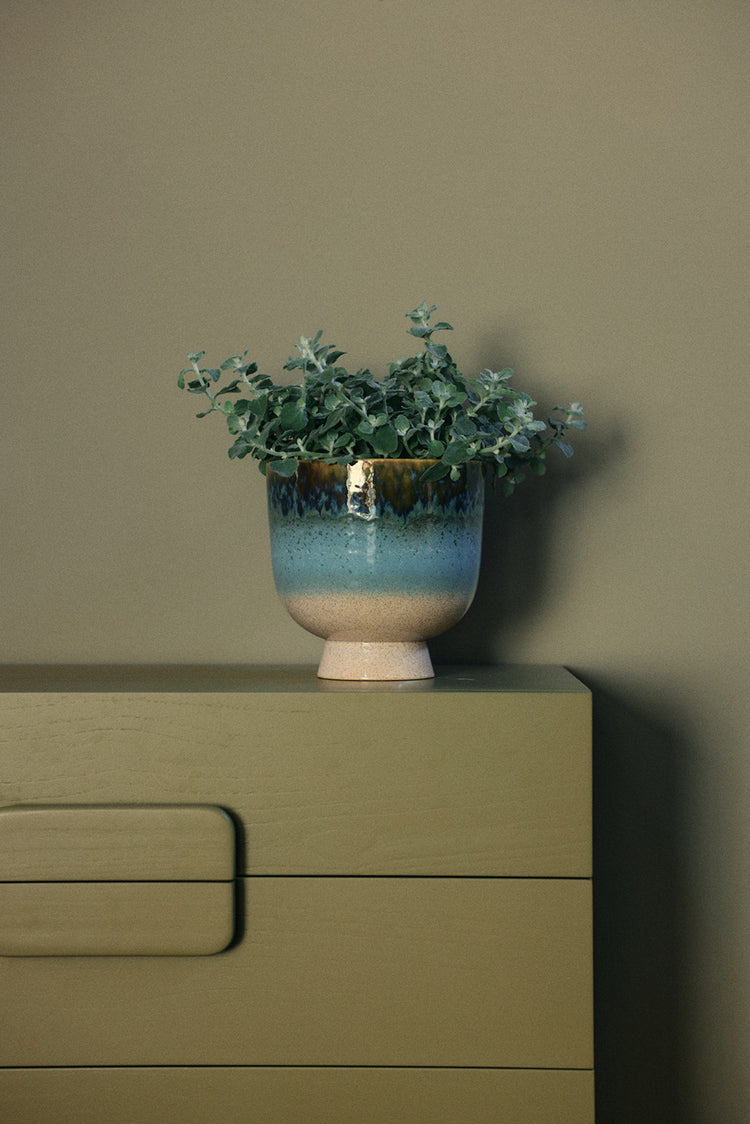HKliving Lagoon Retro Flower Pot 