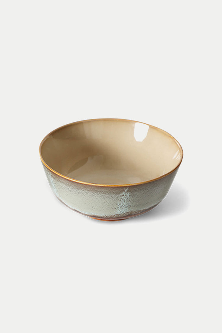 HKliving Echo Verge 70s Ceramics Ramen Bowl 