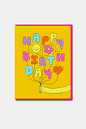 1973 BC Birthday Balloons Card 