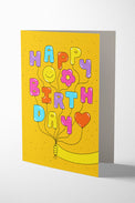1973 BC Birthday Balloons Card 