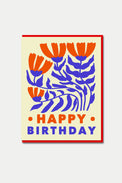 1973 Sea Shell Cosmos Birthday Card 