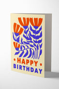 1973 Sea Shell Cosmos Birthday Card 
