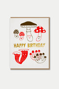 1973 FFP Bday Mushrooms Card 