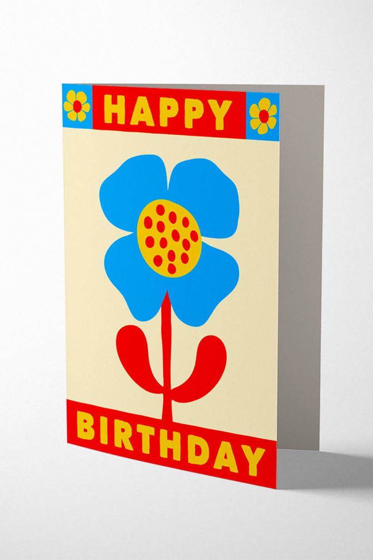 1973 Wild Rose Happy Birthday Card 