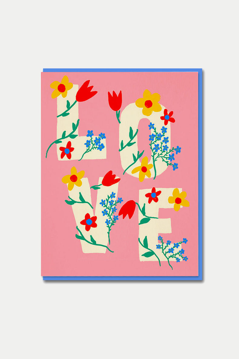 1973 ECD Flower Love Card 