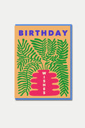 1973 Boston Fern Birthday Wishes Card 