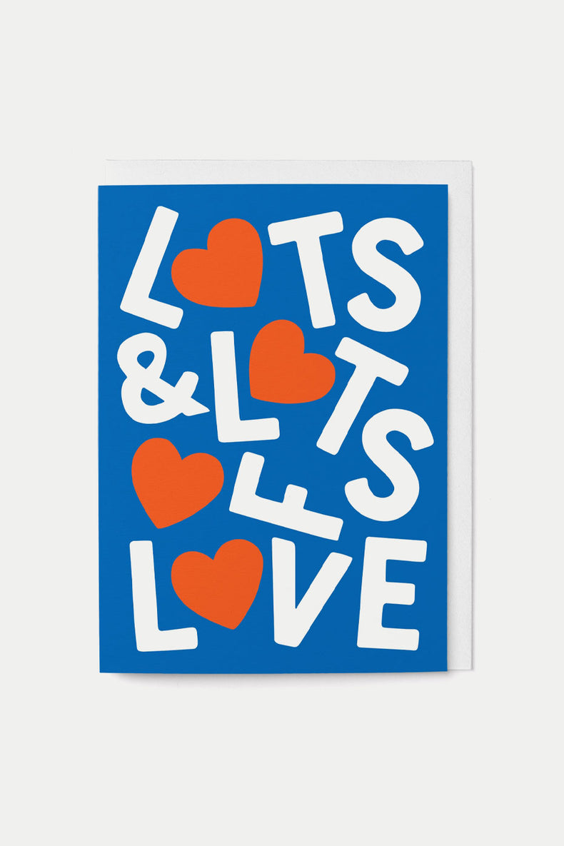 Graphic Factory Lots of Love Greeting Card 