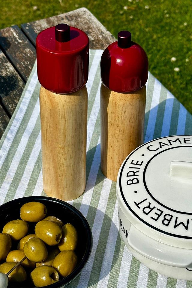 Red and Red Salt & Pepper Grinder - Medium