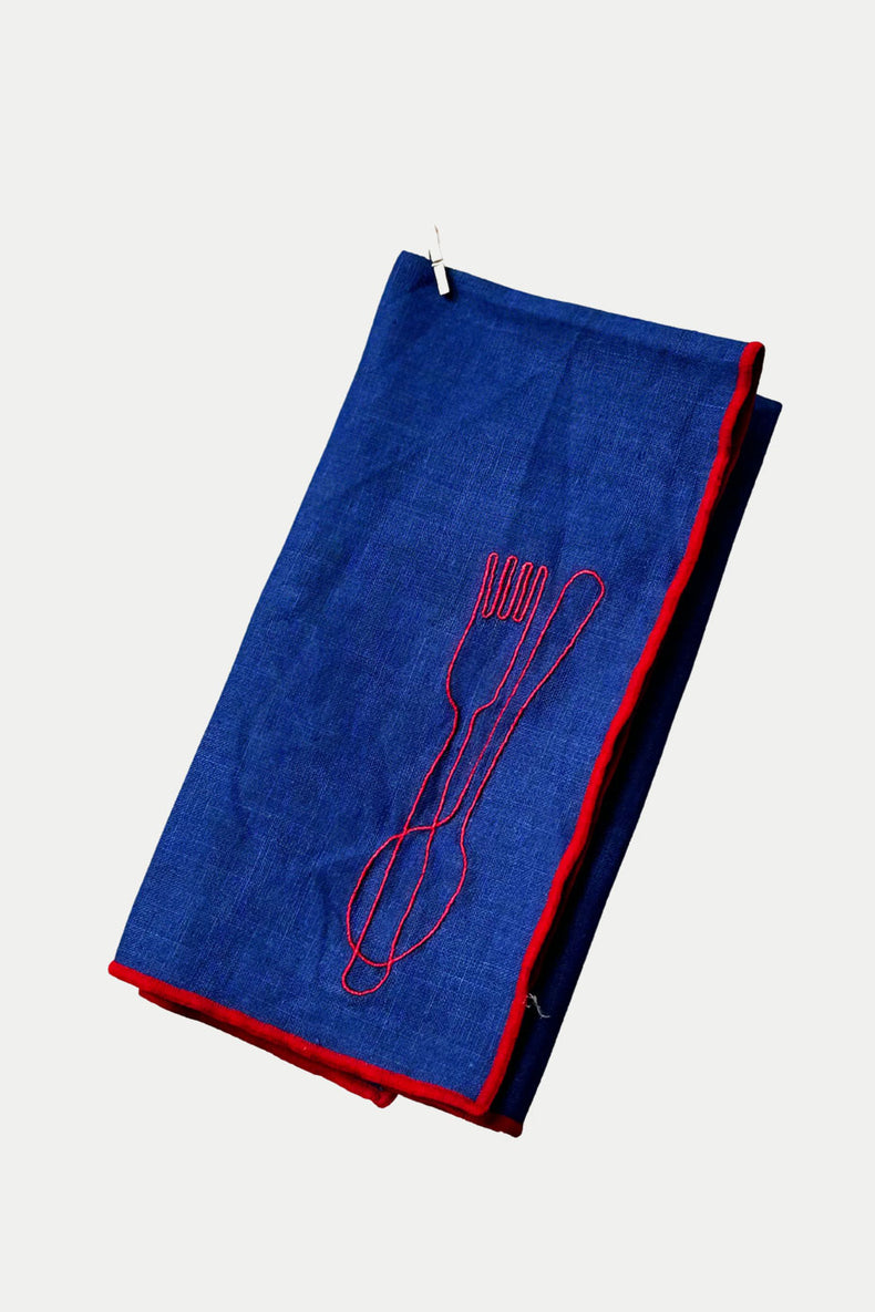 Cutlery Linen Blend Napkins - Set of 2