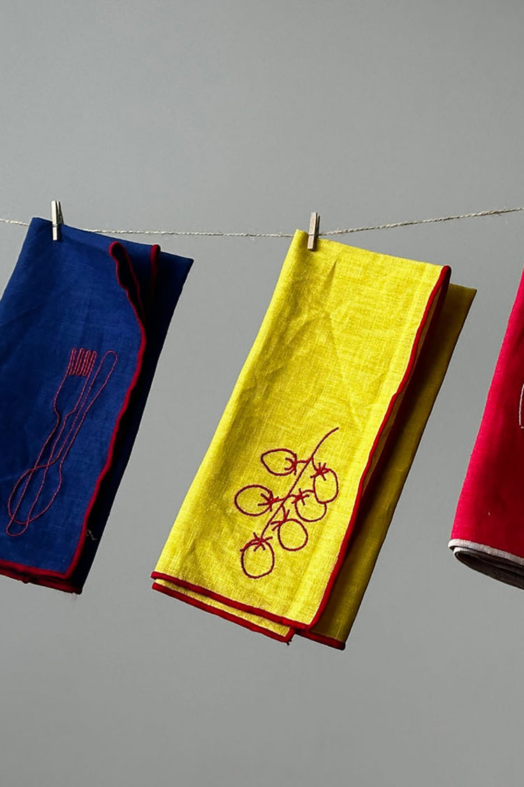 Cutlery Linen Blend Napkins - Set of 2