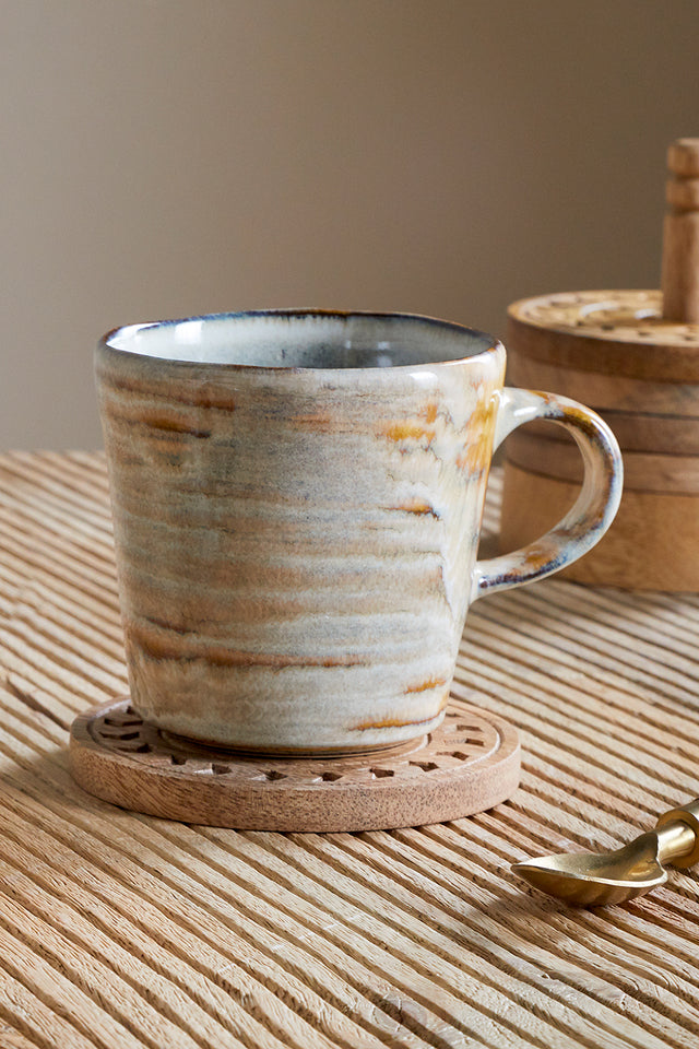Nkuku Grey Vizo Mug 