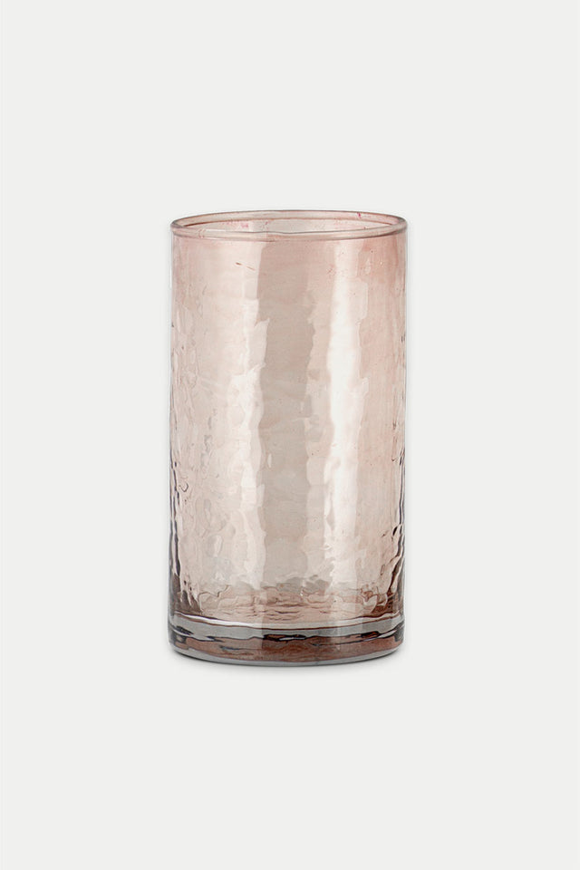 Nkuku Dusty Terracotta Yala Hammered Highball 