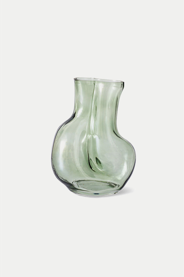 HKLIVING Olive Gleam Glass Vase 