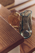 HKLIVING Olive Gleam Glass Vase 