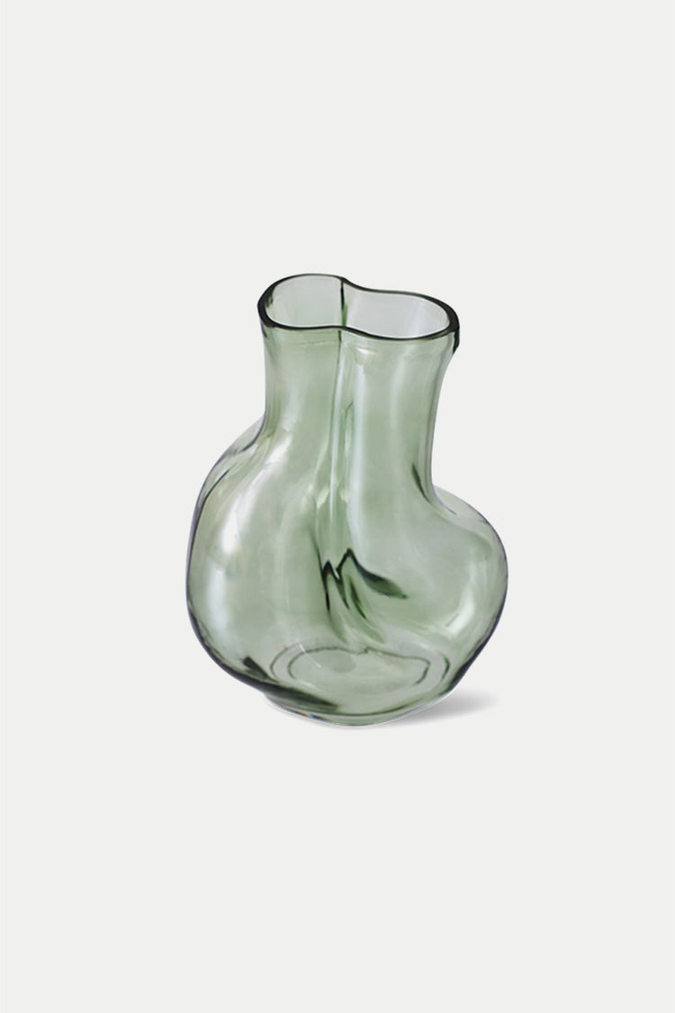 HKLIVING Olive Gleam Glass Vase 