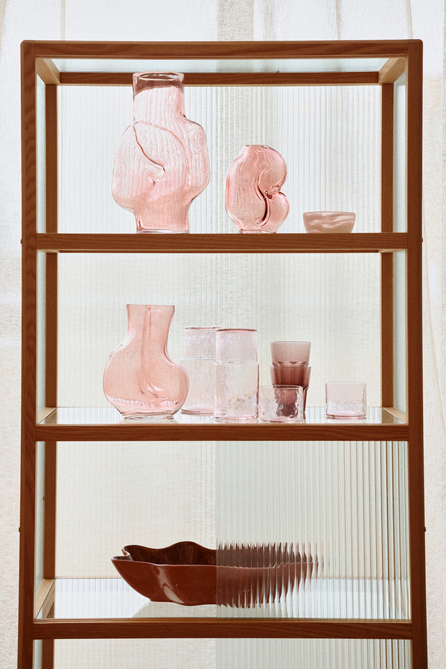 HKLIVING Rose Gleam Glass Vase 