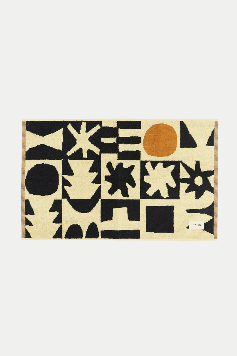 Black Upton Bath Mat