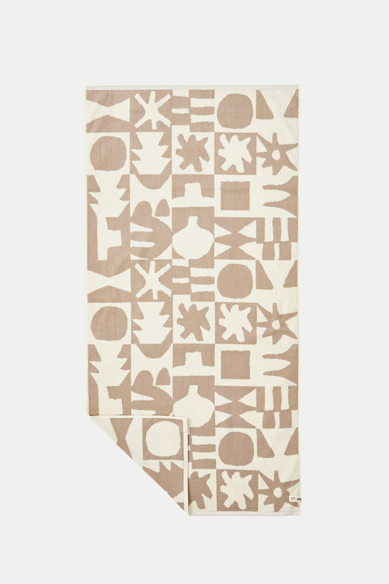 Cement Upton Bath Towel