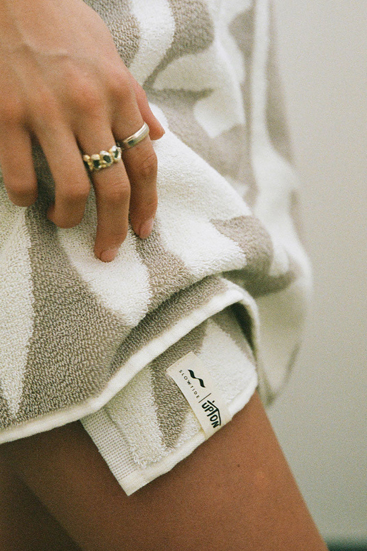 Cement Upton Bath Towel