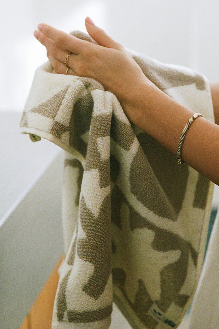 Cement Upton Bath Towel