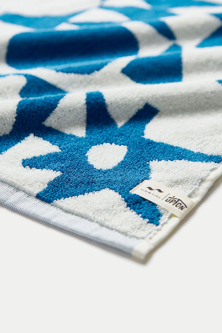 Navy Upton Bath Towel
