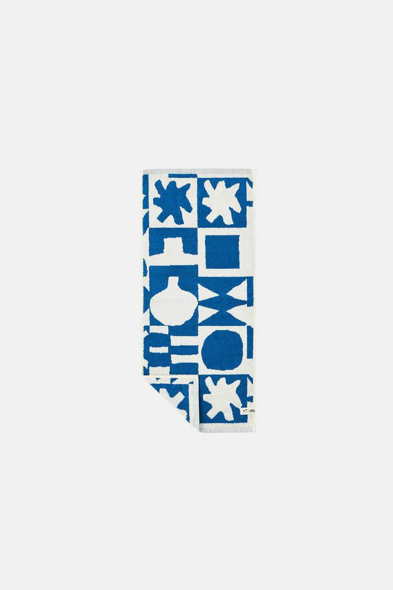 Navy Upton Hand Towel