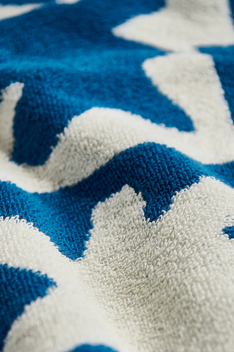 Navy Upton Hand Towel