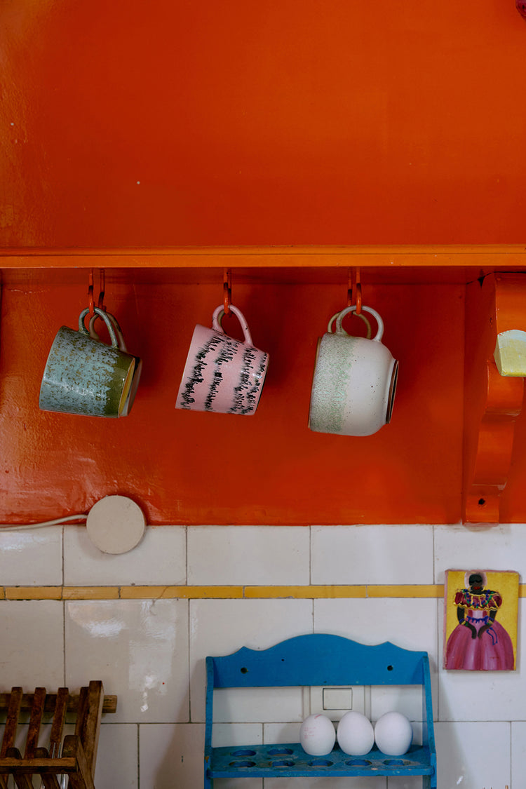 HKLIVING Verdigris 70s Ceramics Cappuccino Mug 