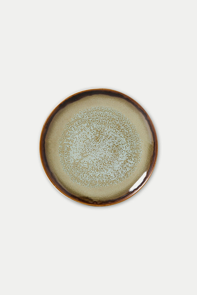 HKLIVING Contrast 70s Ceramics Dessert Plate 