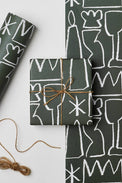Kinshipped Green Aeand Christmas Gift Wrap 