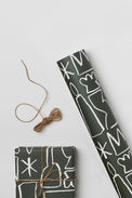 Kinshipped Green Aeand Christmas Gift Wrap 