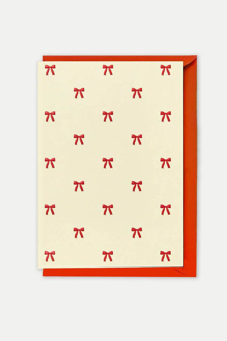 Kinshipped Little Bows Seasonal Christmas Card 