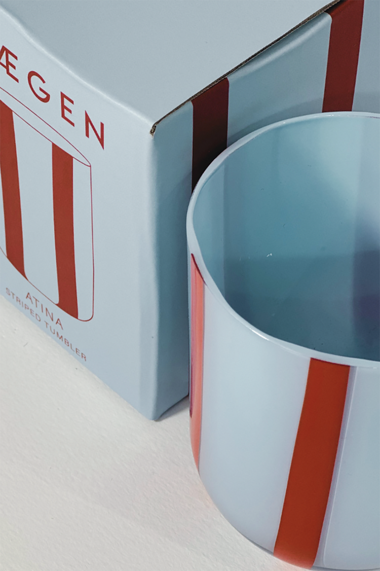 Blue & Red Atina Tumbler