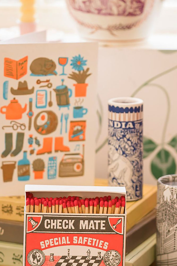Elephant Stamp Cylinder Matches Small