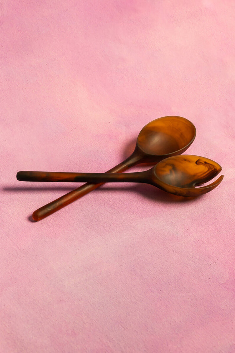 MÆGEN Amber Salad Servers Set 