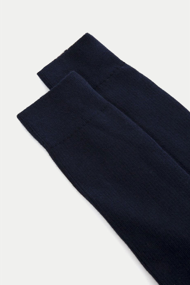 Navy Burano Socks