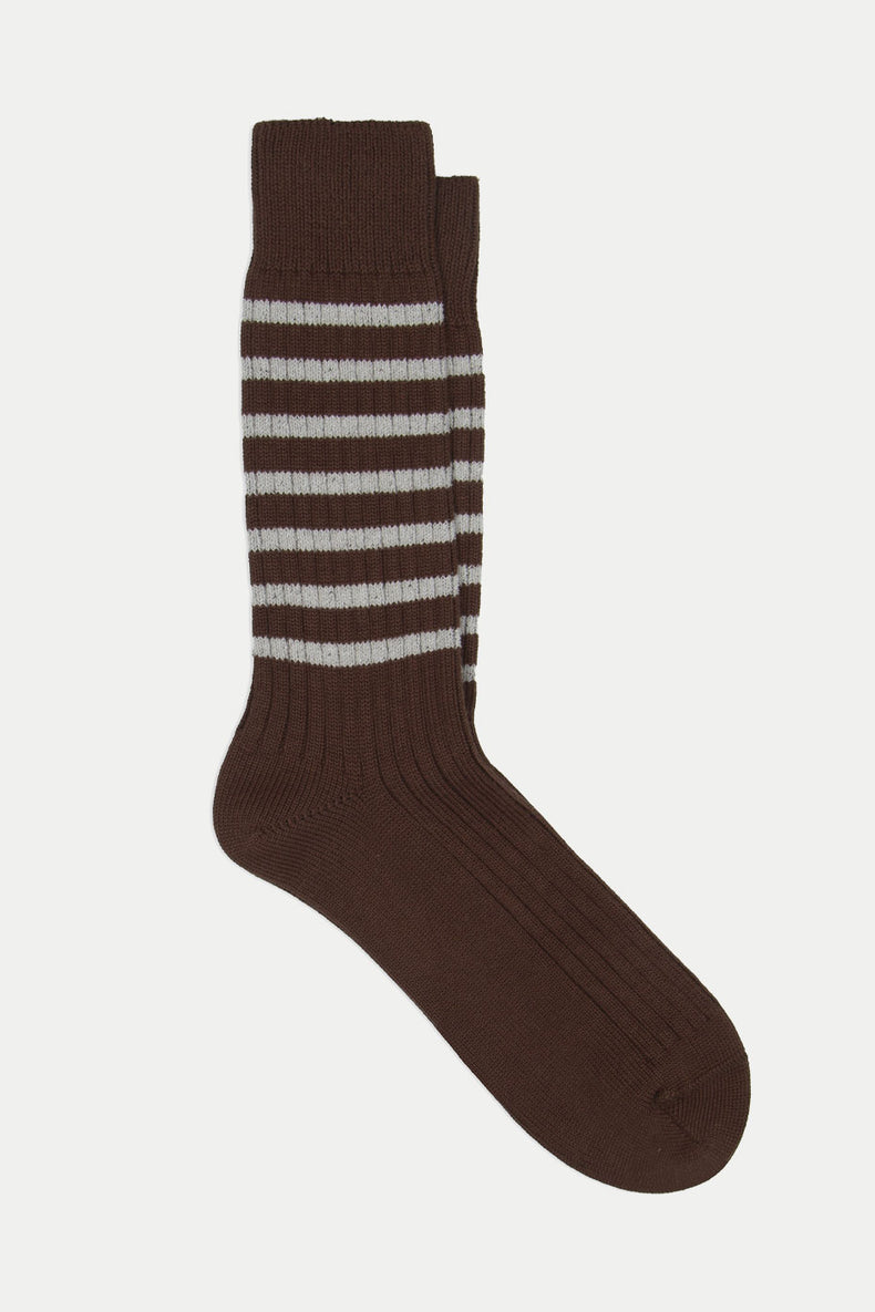 ANT45 Brown Arbe Socks 