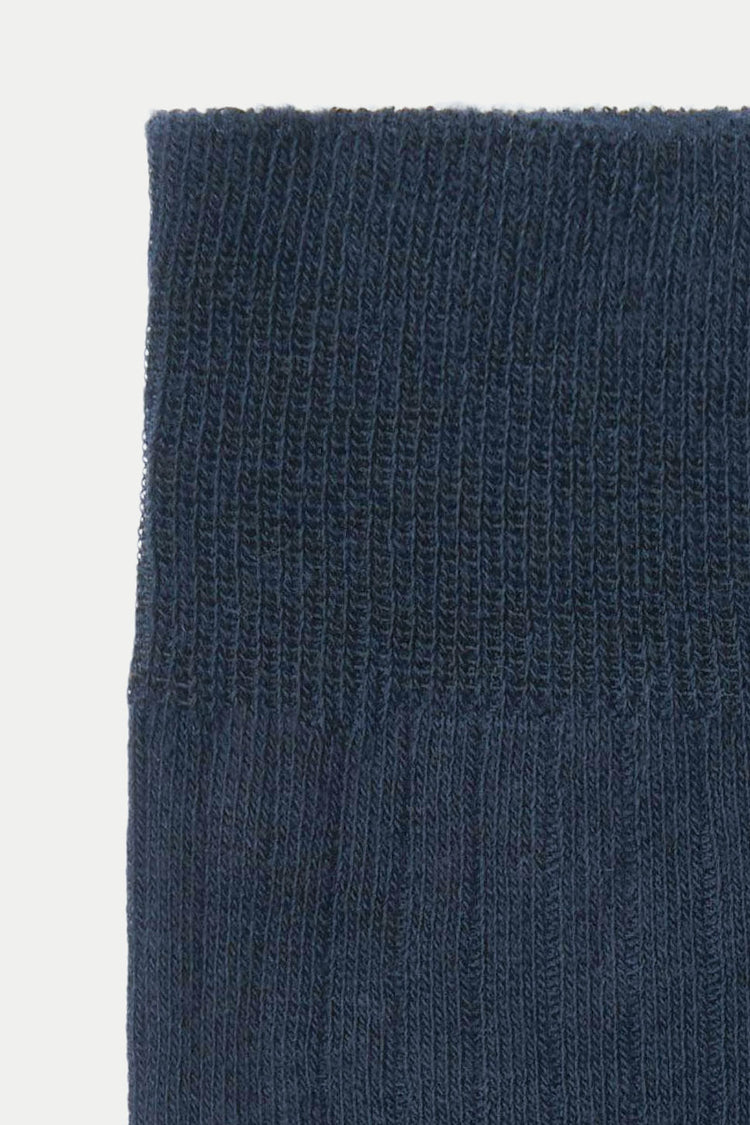 Selected Homme Sky Captain Melange River Ribbed Socks 
