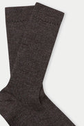 About Companions Brown Undyed Alpaca Socks 