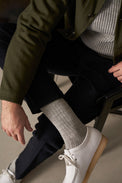 About Companions Light Grey Undyed Alpaca Socks 